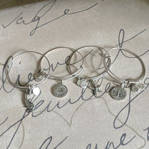 Alex & Ani bracelets (set of 4)